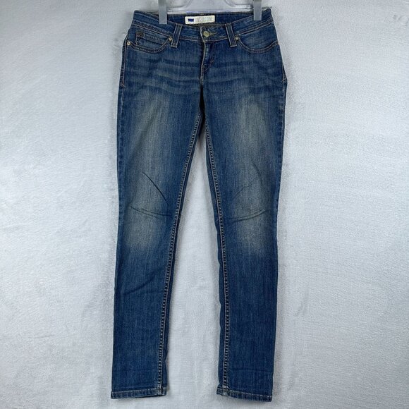 Levi's Skinny Jeans Women Size 7M Bold Curve Ad Wciash Mid Rise Blue - Picture 1 of 11